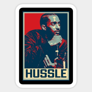 Eternal Legacy Nipsey Hussle's Imprint In Images Sticker